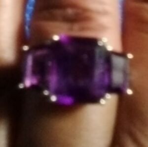 PURPLE AMETHYST RING